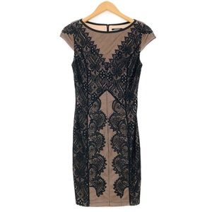 Nikibiki Lace Overlay Sheath Dress
